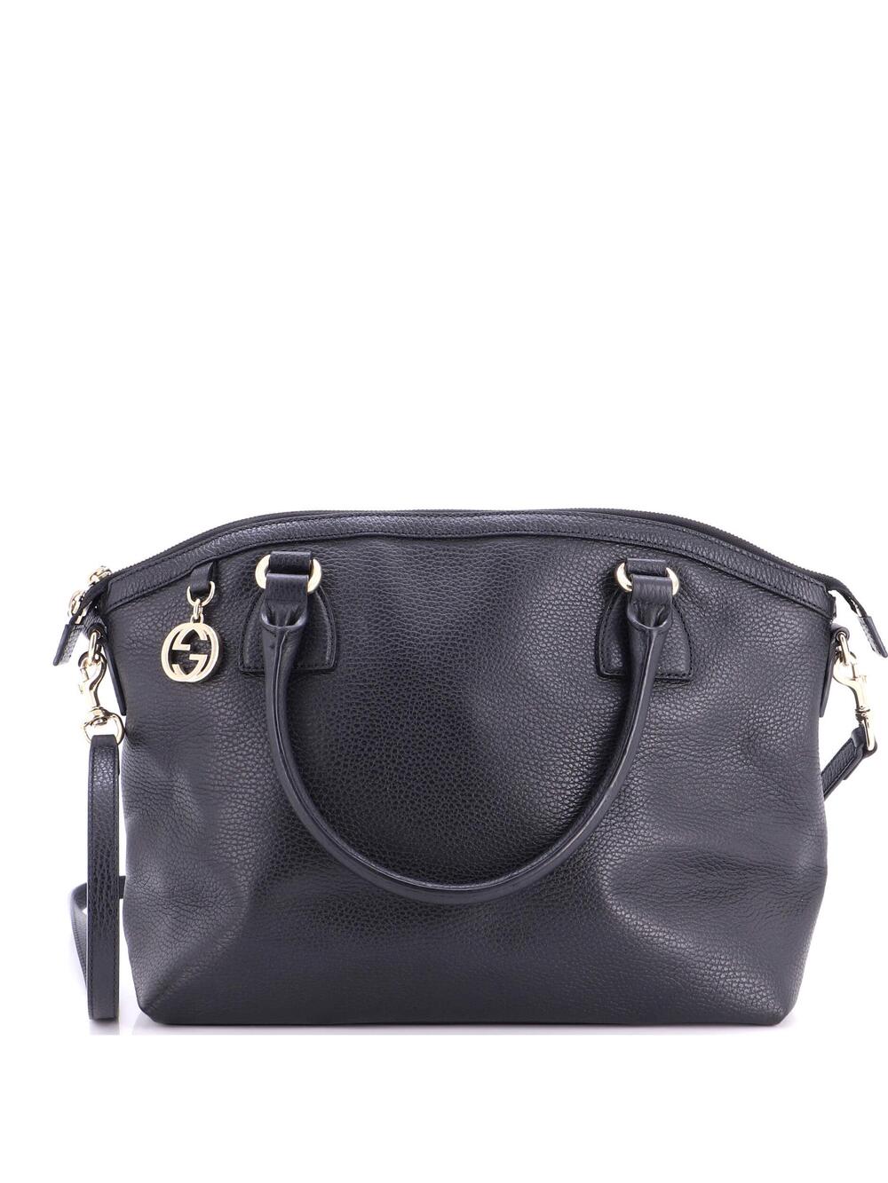 Gucci Gg Charm Convertible Dome Satchel #285183G68B